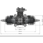 The Newest DLE 60cc Gasoline Engine Aircraft Model DLE60  for Rc Drones/Airplane